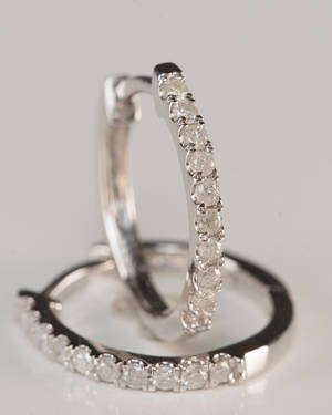 Par diamantøreringe 2