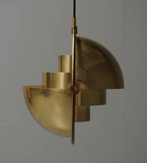 Louis Weisdorff. Multi-lite pendel af messing