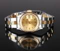 Rolex Oyster Perpetual Datejust. Dameur af 18 kt. guld og stål