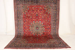 Mashad. Persisk håndknyttet tæppe, 385x282 cm.