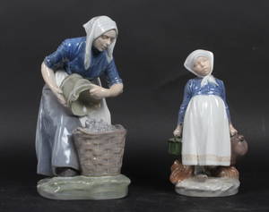 Royal Copenhagen  Kgl. porcelæn. To figurer 2