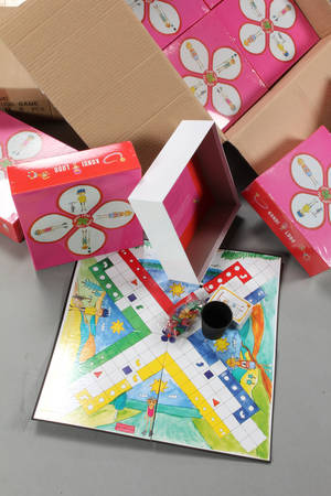72 stk. Kondi ludo spil 9 kasser.