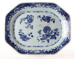 UPPLÄGGNINGSFAT, KINA, 1700-TALETS ANDRA HÄLFT