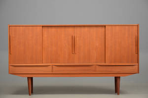 Skænk af teak, 1960erne