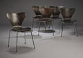 Arne Jacobsen 1902-1971. Fem stole model 3107. 5