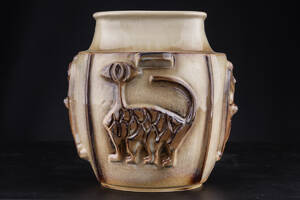 Søholm. Vase model nr. 3330 af stentøj