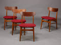 Spisestole, teak- og bøgetræ, dansk møbelproducent 4