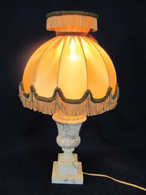 BORDSLAMPA ALABASTER, TOTAL H 49 CM