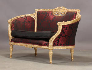 Sofa, forgyldt træ 