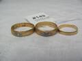 18 K 3 RINGAR 8 GRAM