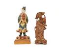 Skulpturer 2st, Kina, bl.a. 181900-tal