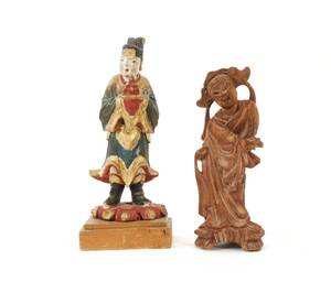 Skulpturer 2st, Kina, bl.a. 181900-tal