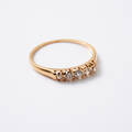 Ring 18 k guld diamanter