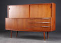 Skænk, teak. Dansk møbelproducent