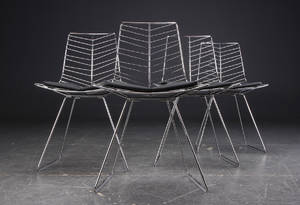 Lievore, Altherr og Molina. Fire stole, model Leaf 4