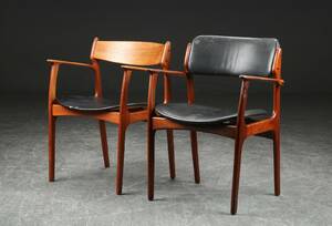 Erik Buch. To armstole, teaktræ 2