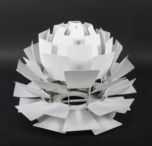 Poul Henningsen 1894 - 1967. Koglen i hvidlakeret stål, Ø. 48 cm