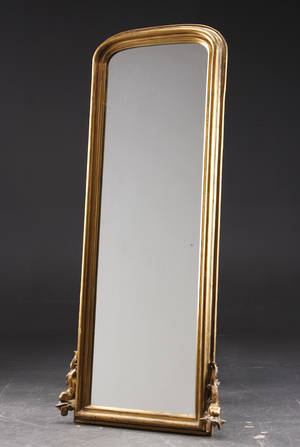 Senempire spejl m. forgyldt ramme, 1800-tallets midte