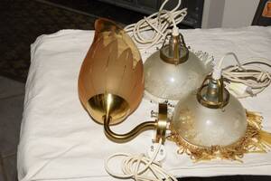 Vägglampa och fönsterlampor