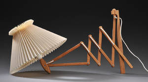 Le Klint sakselampe model 332, teak