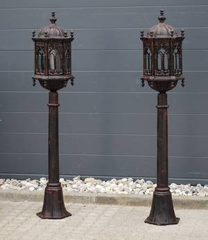 Par udendørs have-standerlamper 2