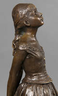Balletpige af bronze efter Edgar Degas