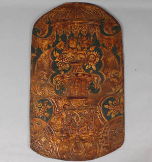 Väggdekoration gyllenläder 181900-tal