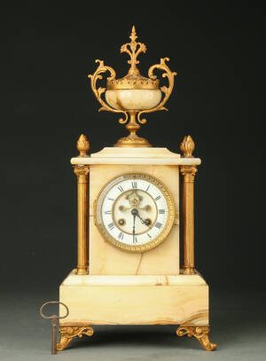 Mougin. Fransk kaminur, ca. 1900