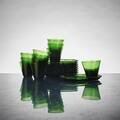 Glas,  assietter