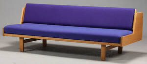 Hans. J. Wegner. Briks  sovesofa, stel af egetræ