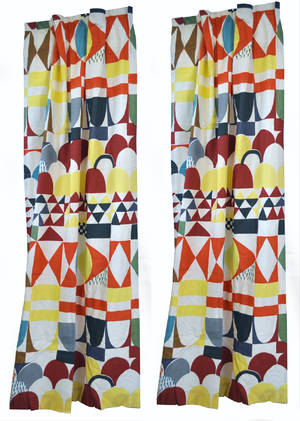 Josef Frank, Svenskt Tenn. 2 st. Gardinlängder