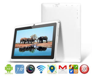 2 stk. Cortex 7 Tablet PC m Wide Screen  Android 4.0Multi Touch1.2GHz 512MB 8GBWebcamFront cameraWifi Bonus ekstra 8 GB Hukommelseskort 2.