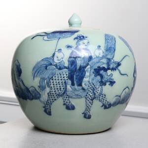 LOCKURNA, porslin, Kina, 18001900-tal