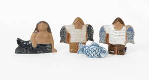 Figuriner 4st, Lisa Larson