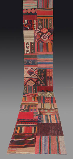 Matta, Patchwork Kelim, 510 x 88 cm