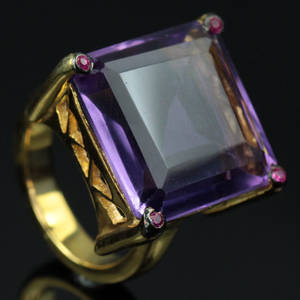 Ametyst ring ca. 21.35 ct.