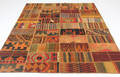 Persisk patchwork kelim, 250x175 cm.