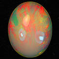 Uindfattet opal - ca. 3.04 ct