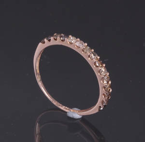 Diamant alliancering, ca. 0.61 ct.