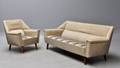Dansk møbelproducent. Tre-pers. sofa med tilhørende lænestol, 1960erne 2 