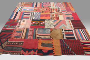Matta, Patchwork Kelim, 255 x 208 cm