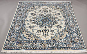 Persisk Nain med silke, 210 x 154 cm.