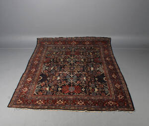 Handknuten äkta matta, 330x250 cm. 