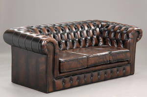Tre-pers. Chesterfield sofa.