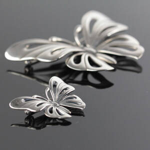 Georg Jensen sommerfugle brocher2