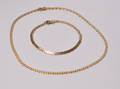 Murstens smykkesæt - halskæde samt armbånd - 14 kt. guld  2