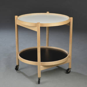 Hans Bølling, bakkebord med vendbare bakker. 