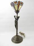 Bordslampa, brons