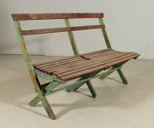 Trädgårdssoffa 1900-tal