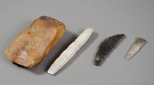 Samling flinteredskaber 4